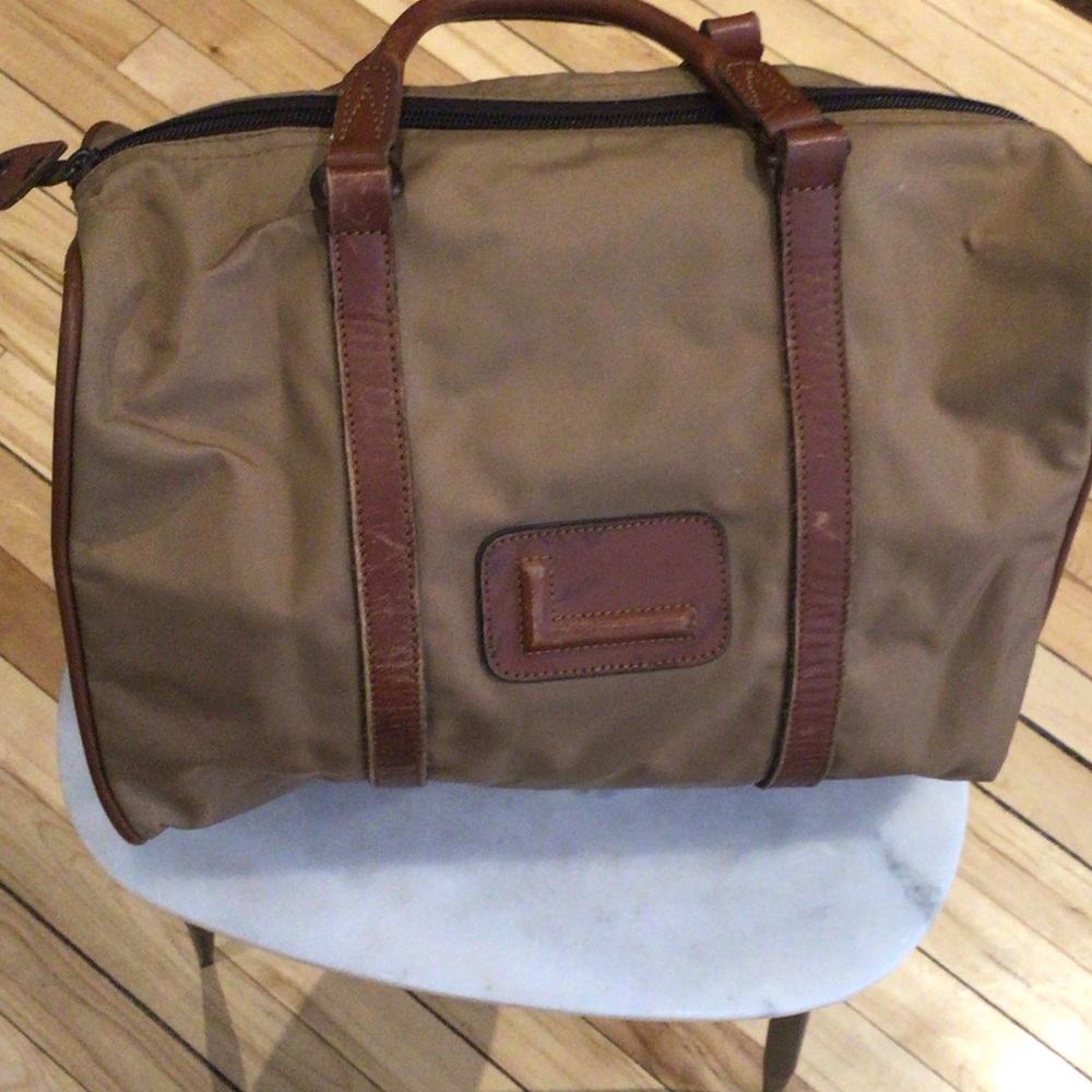Lancel Tan Bag with Leather Accents - Picture 2 of 2